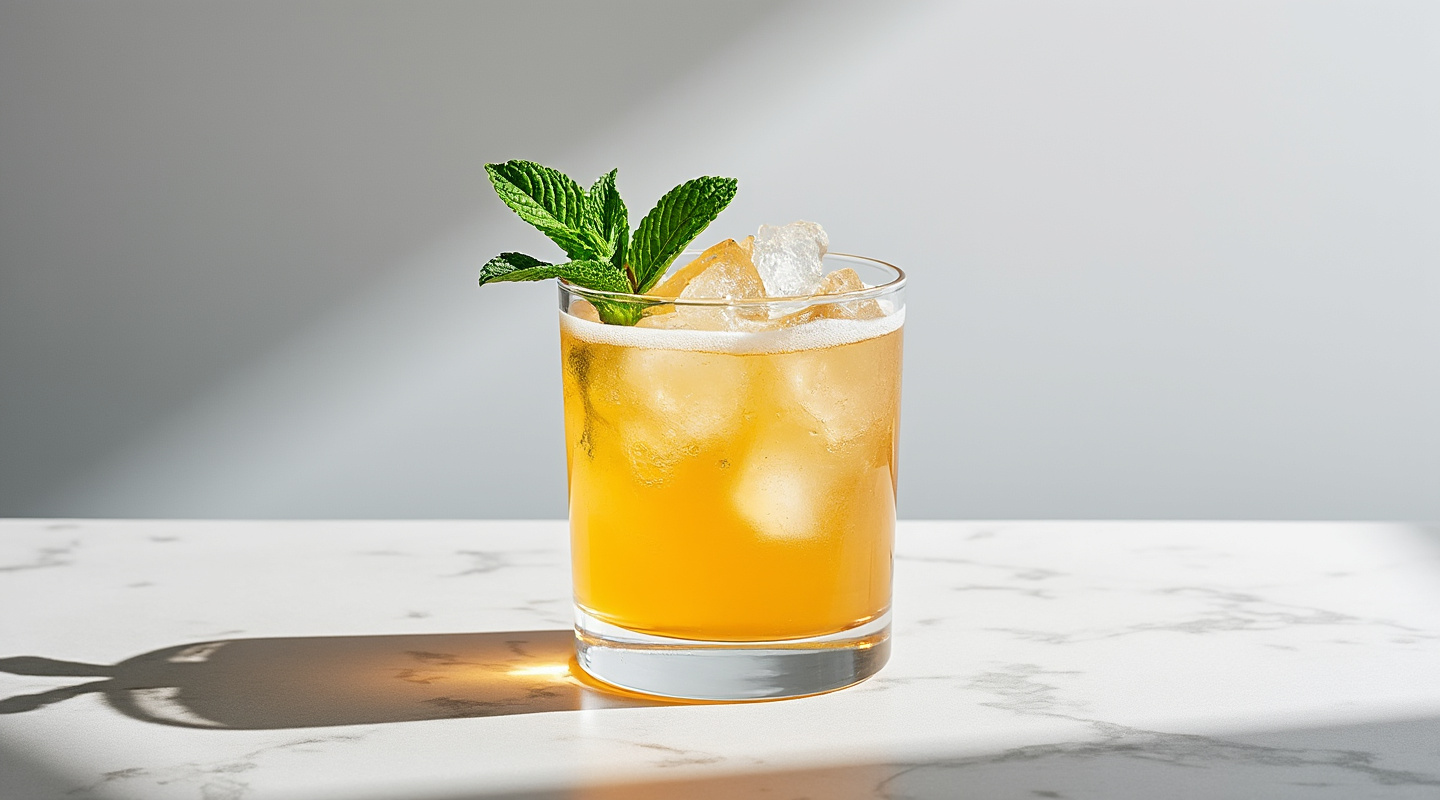 Bernice cocktail served in a coupe glass
