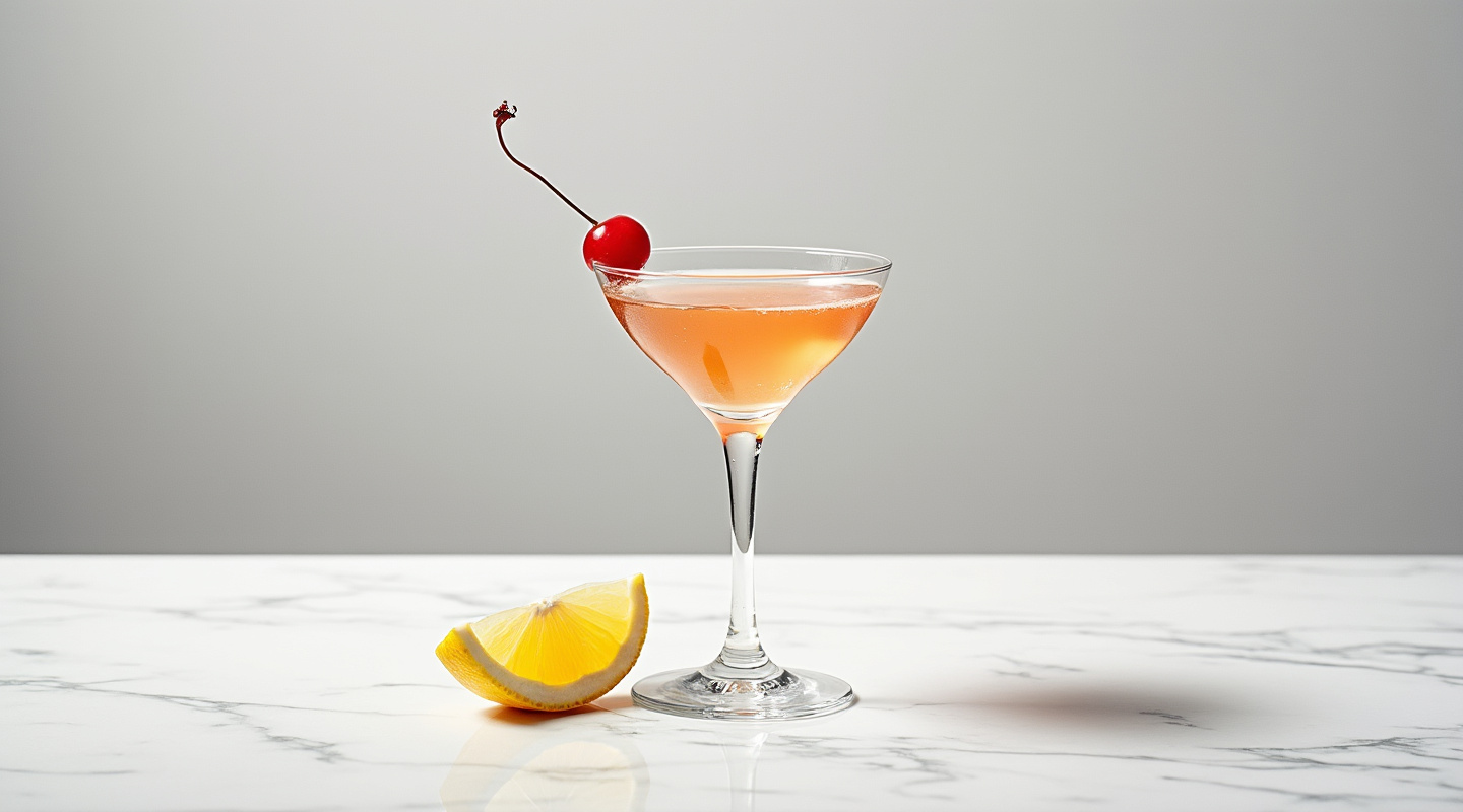 Boomerang cocktail served in a Martini glass