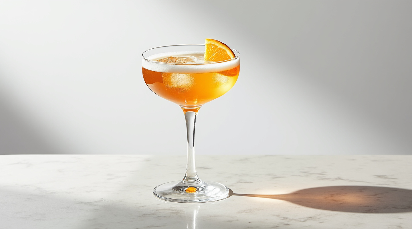 Image of the Grand 'O' cocktail served in a Collins glass