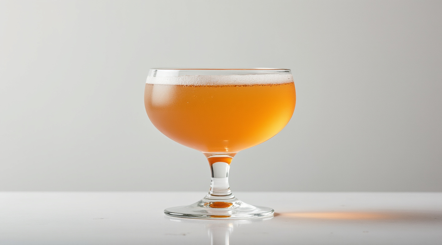 Machine Head cocktail in a coupe glass