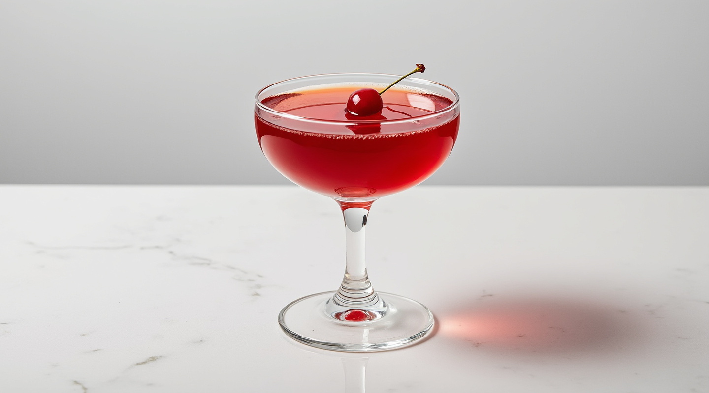 Red Manhattan Cocktail