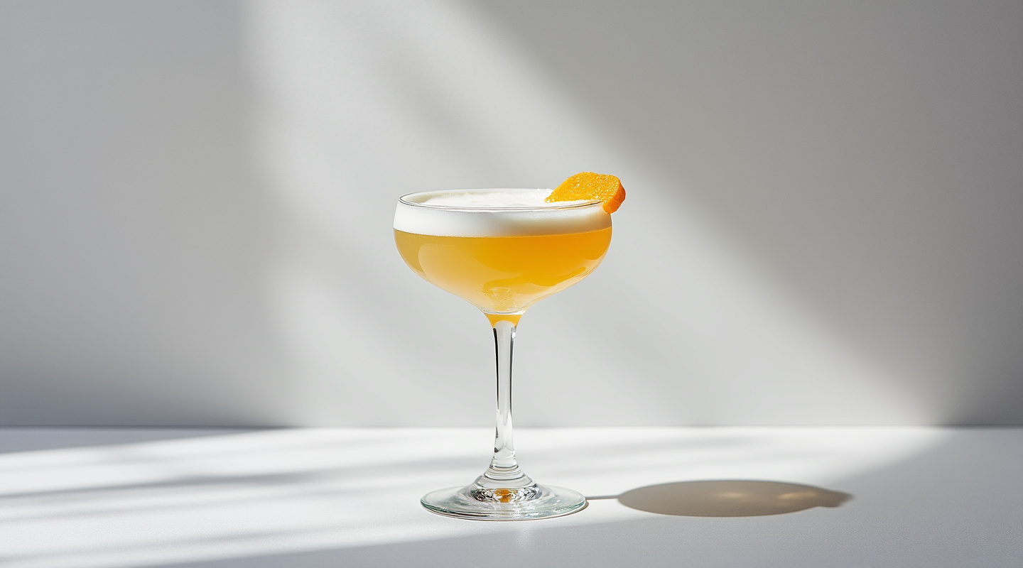 Satan's Whiskers cocktail in a Coupe glass