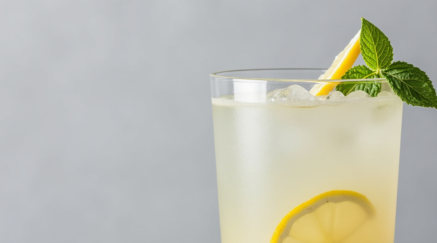 New Orleans Gin Fizz in a Collins glass
