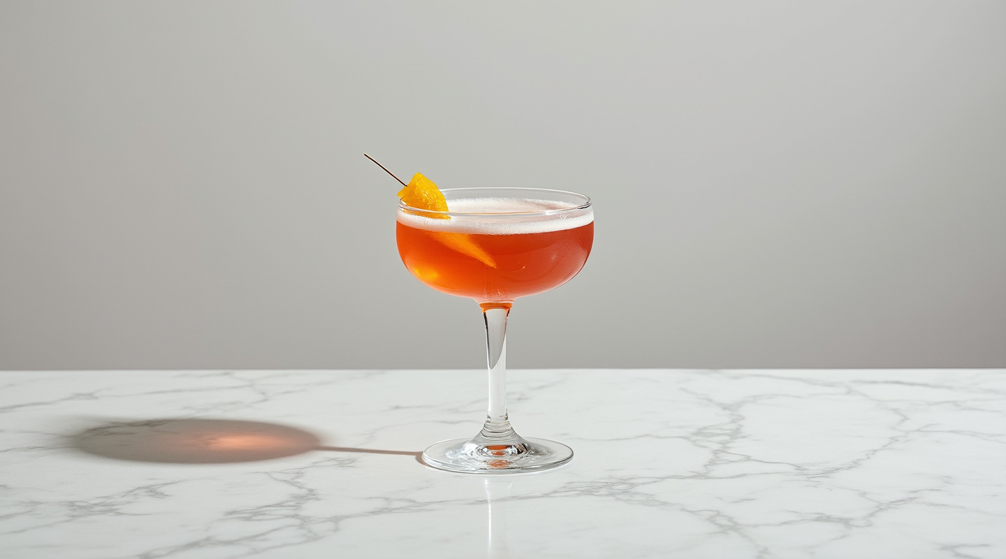 Atta Boy cocktail in a Coupe glass