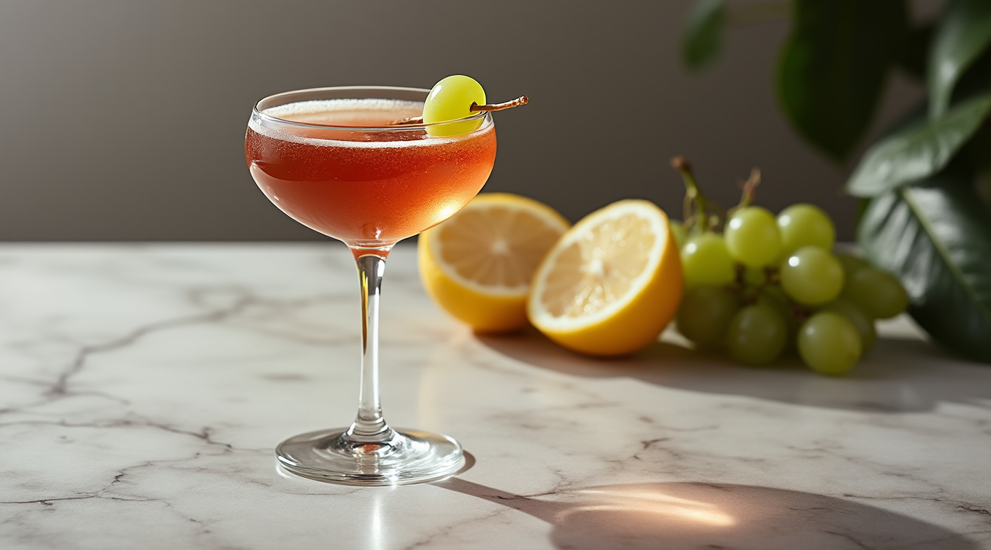 La Vendangeuse in a coupe glass