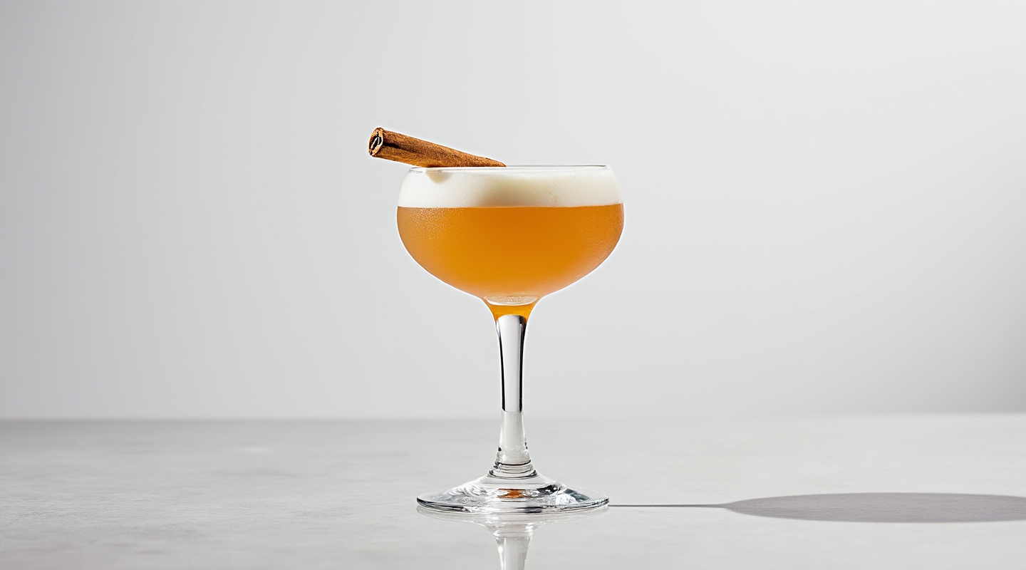 Papa Noel cocktail in a coupe glass