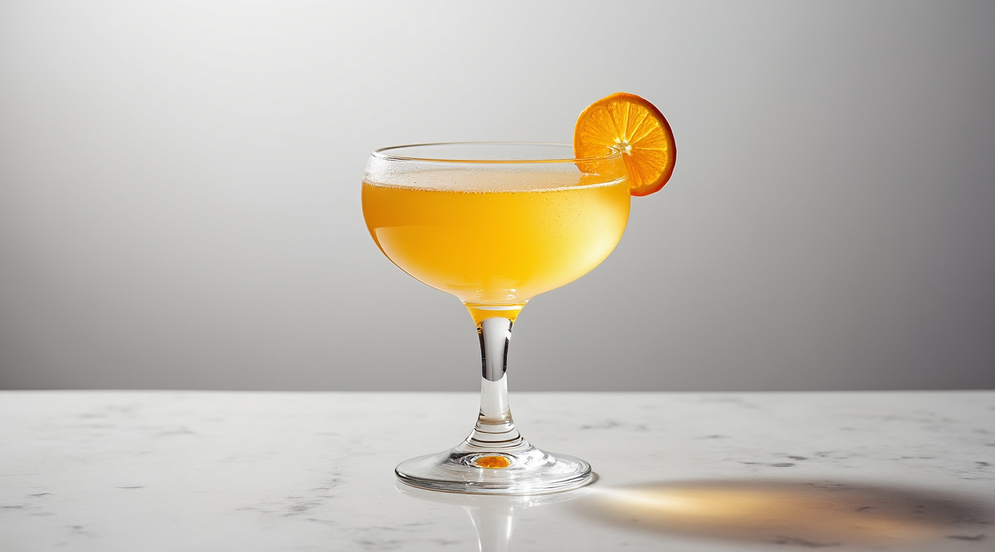 Cable Car cocktail served in a coupe glass