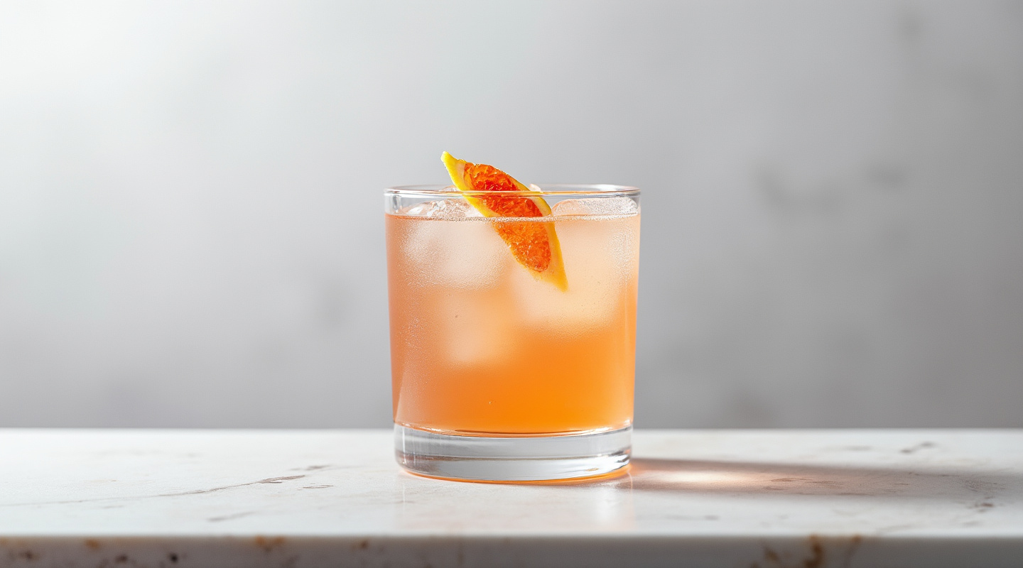 A refreshing cocktail with light rum, bitter liqueur, lemon juice, honey syrup topped with IPA beer.