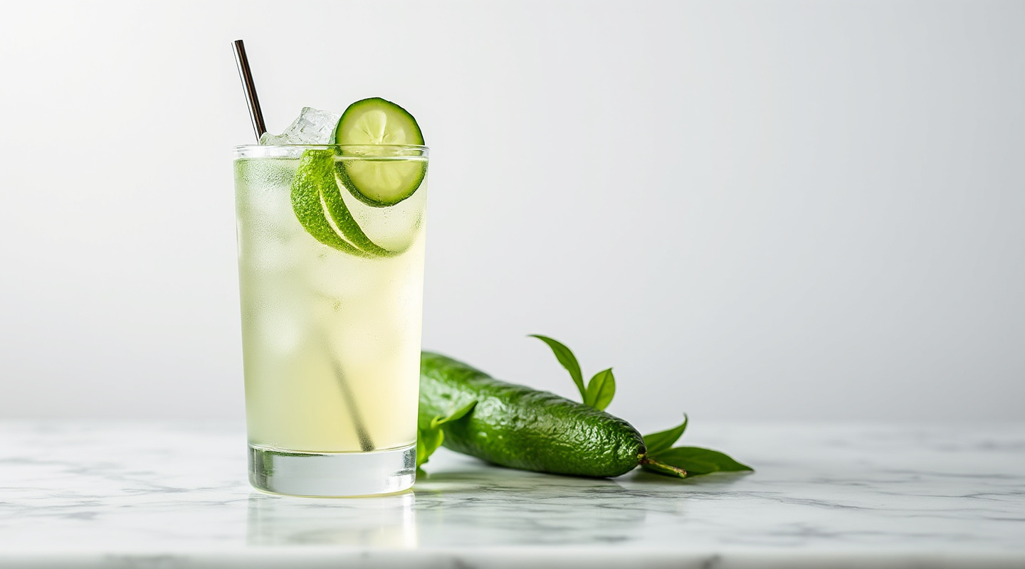 Cucumber Jalapeño Caipirinha Cocktail