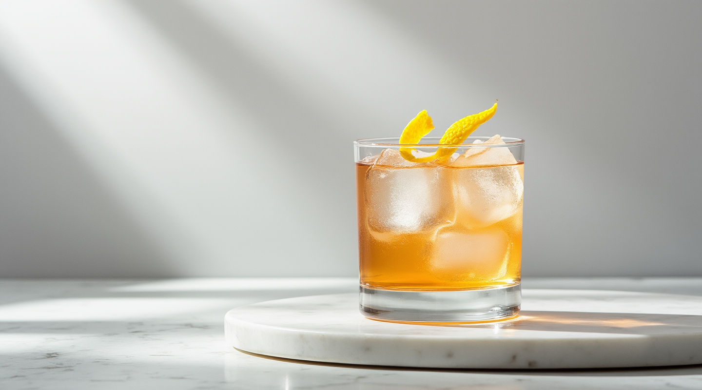 The Healer cocktail in a glass