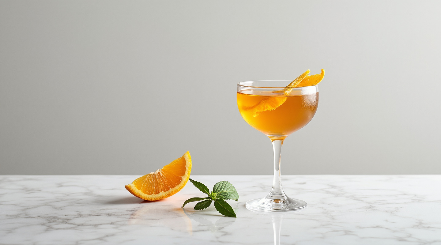 Jerezana Cocktail in a Coupe Glass