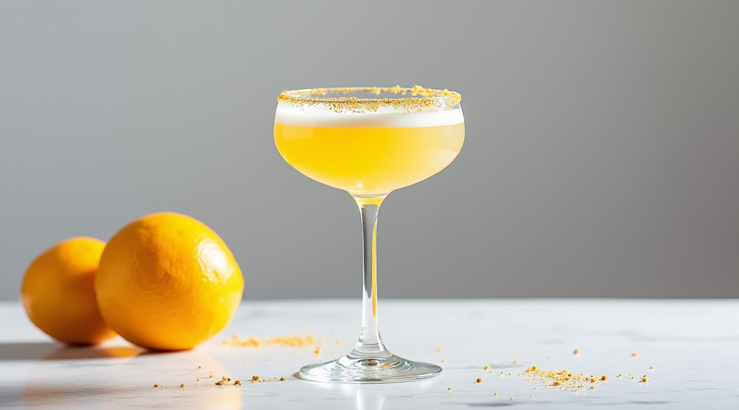 Witches' Yellow Flip cocktail