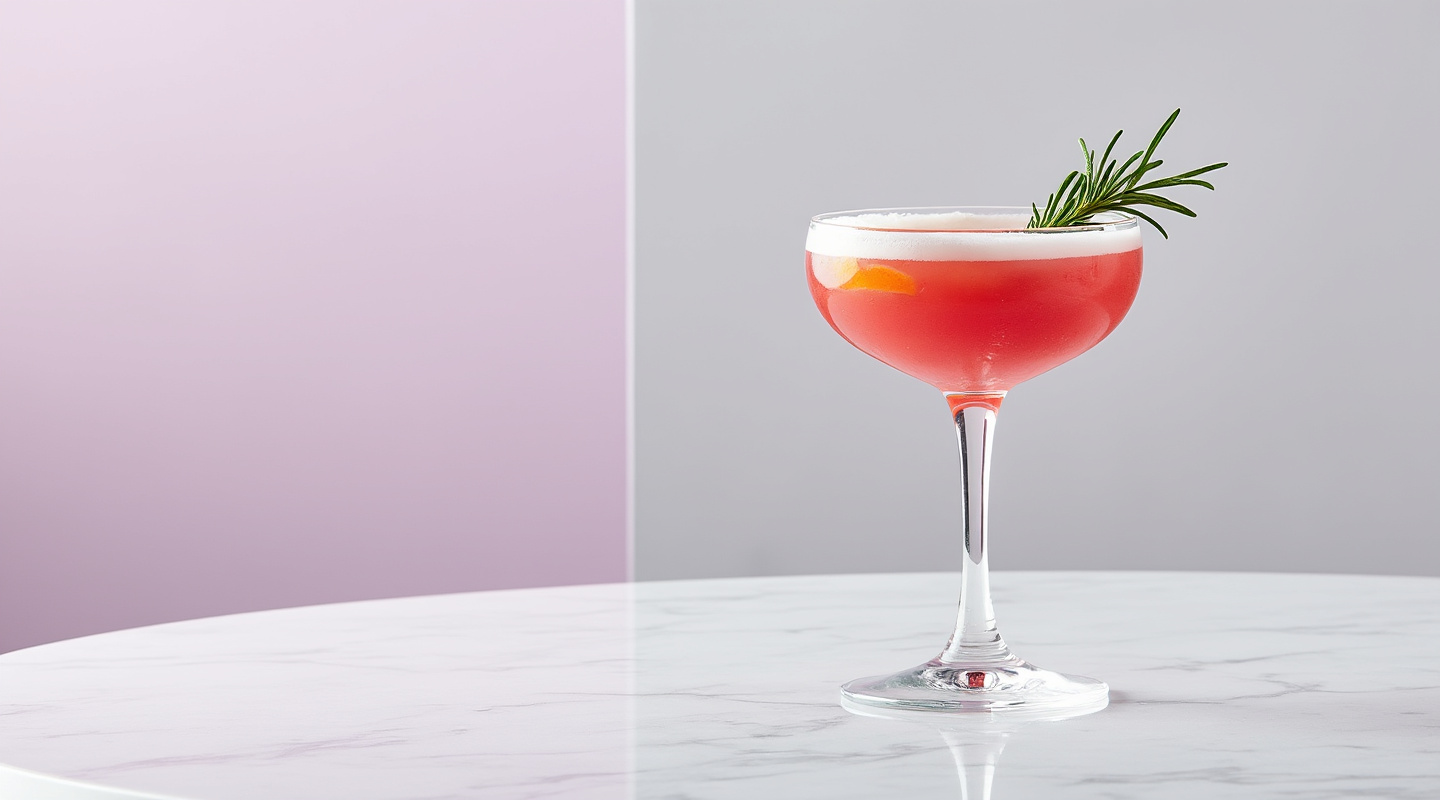 Purple Sunset Cocktail