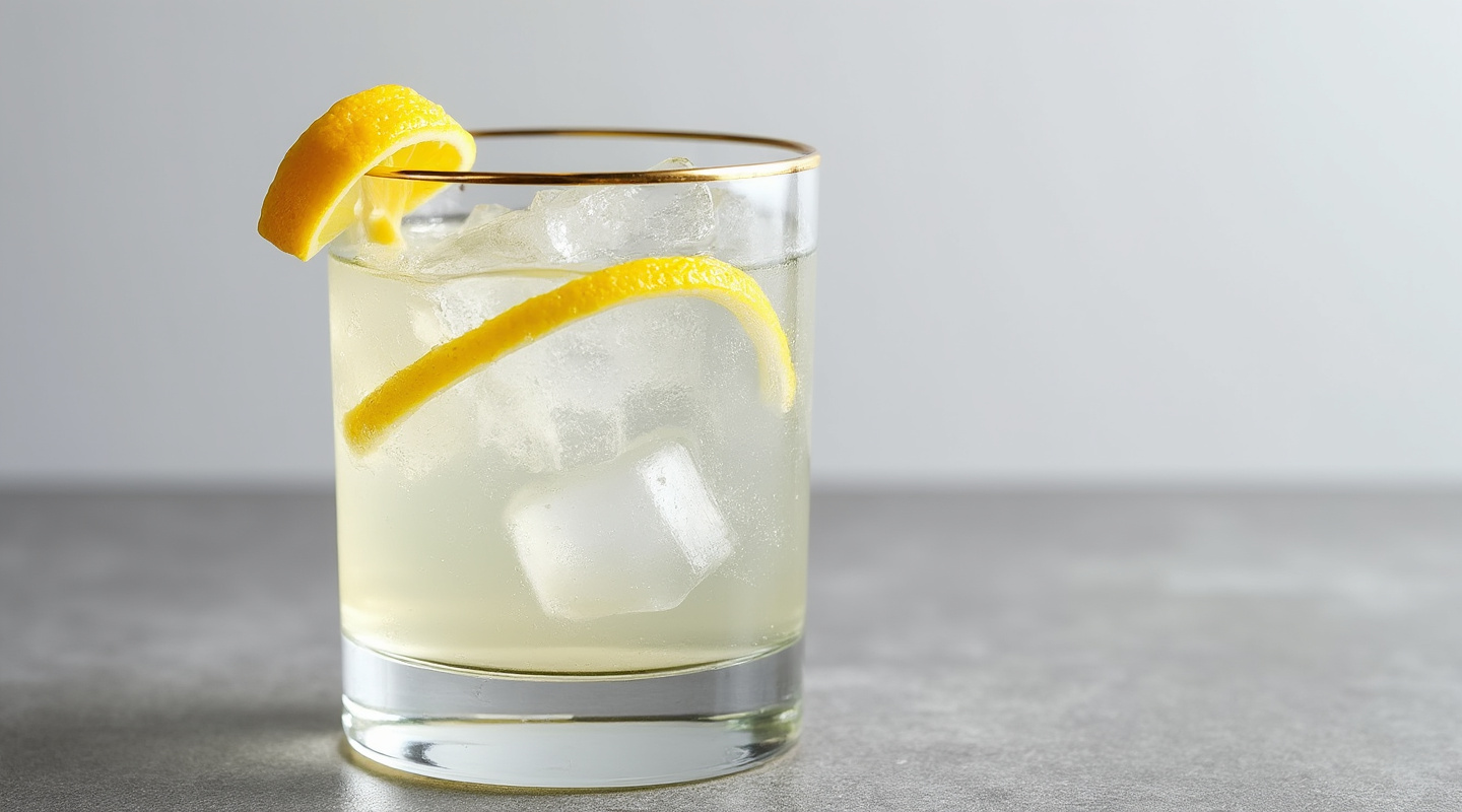 Coconut Highball cocktail in a Highball glass