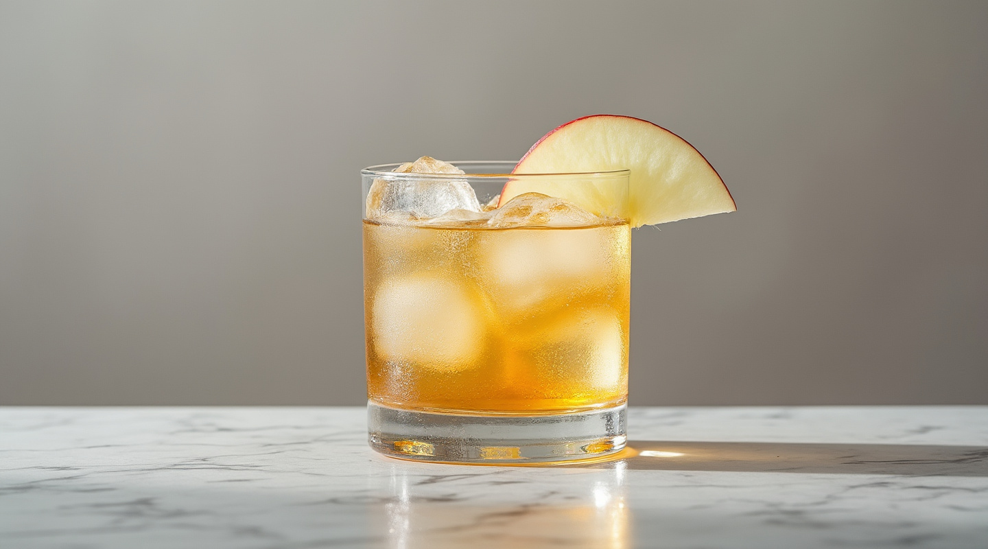 Apple Business Cocktail in a glass