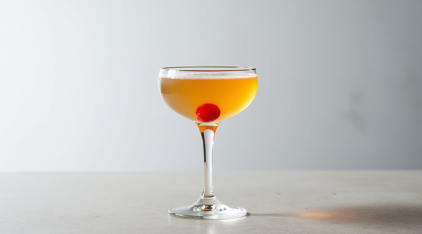 Public Enemy No.1 cocktail in a Nick & Nora glass
