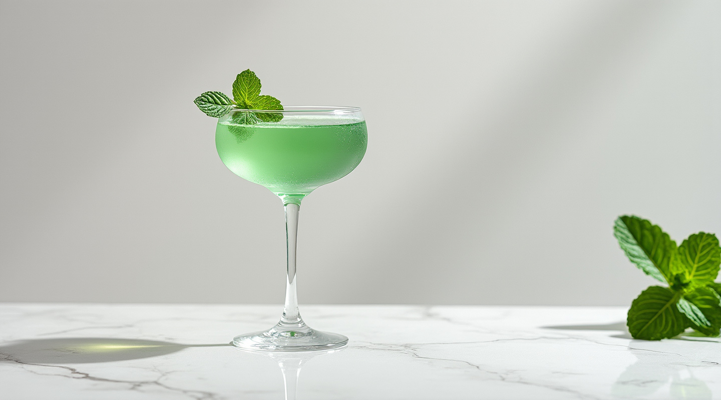 Clover Leaf Cocktail in a Coupe Glass