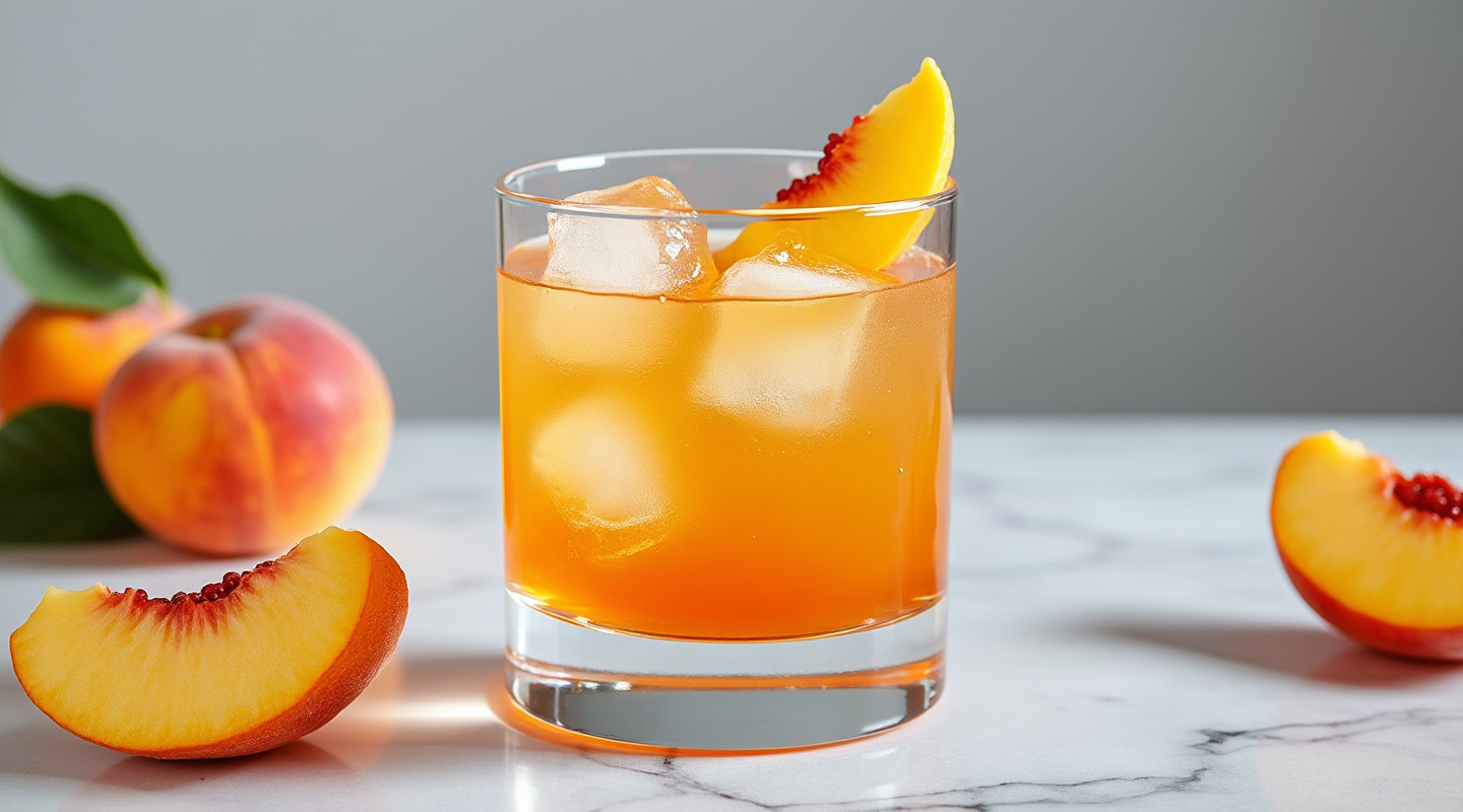 Peach Me cocktail