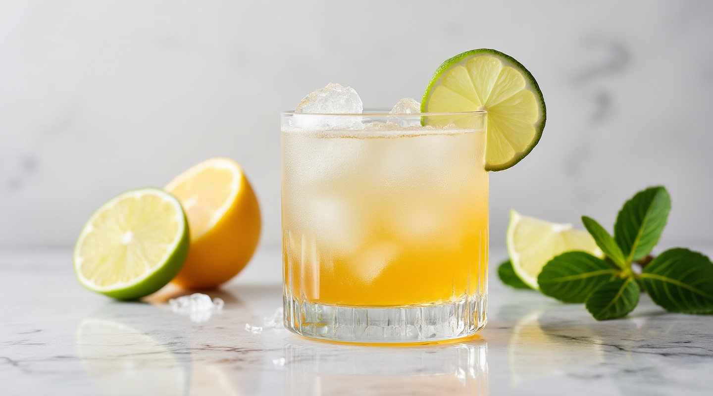 Cold Comfort cocktail in an Old-fashioned glass