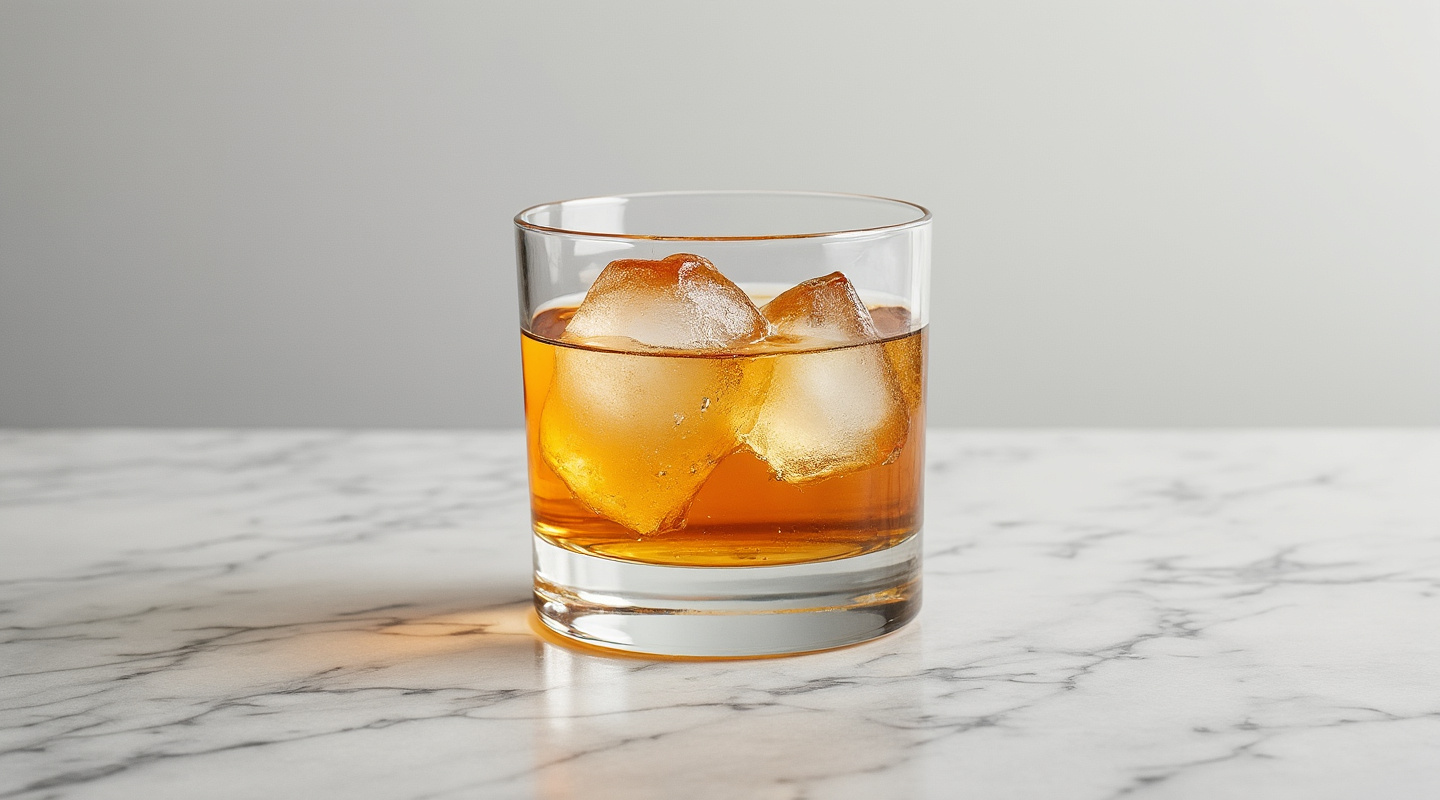 Mount Rushmore cocktail served in an Old-fashioned glass