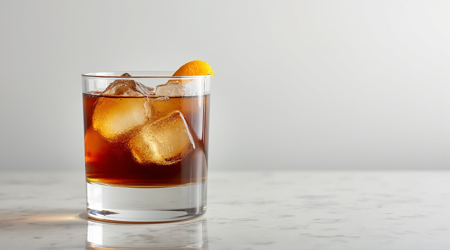 Black Magic No.2 cocktail in a glass