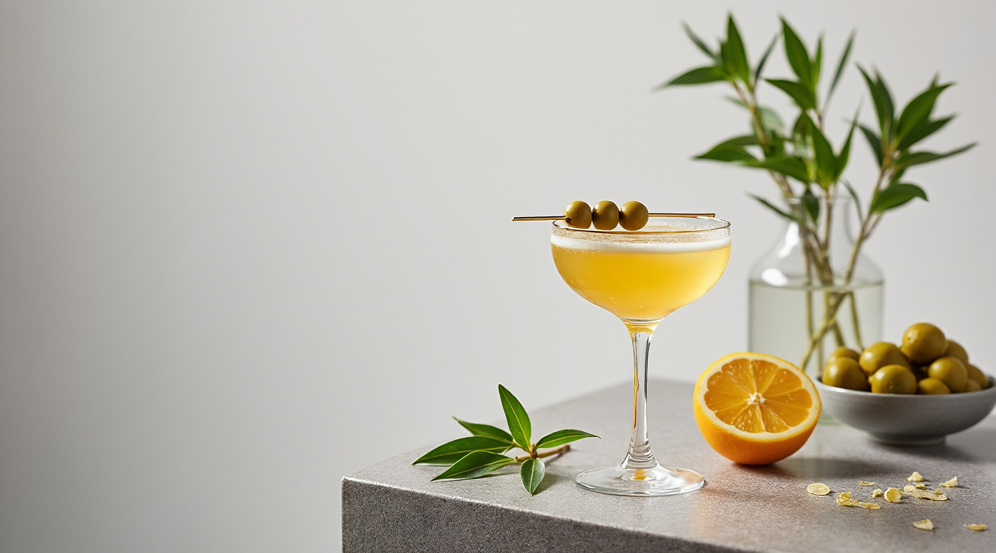 Bergamot Bamboo Cocktail