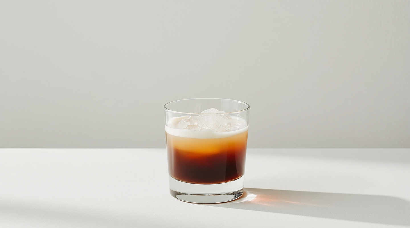 All Fall Down cocktail in a shot glass