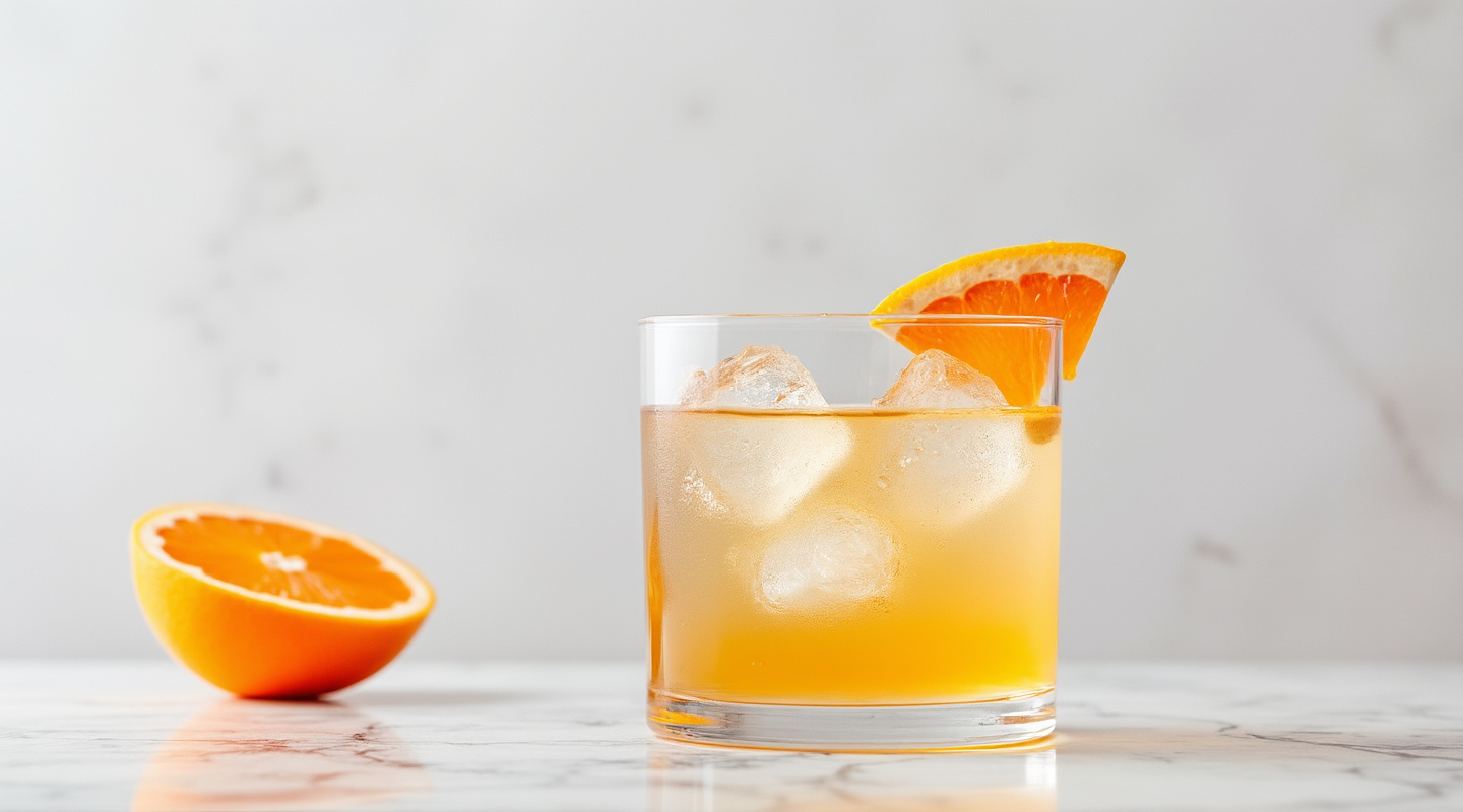 A vibrant Honey Cosmopolitan cocktail served in a pre-chilled Coupe glass with a grapefruit zest garnish.