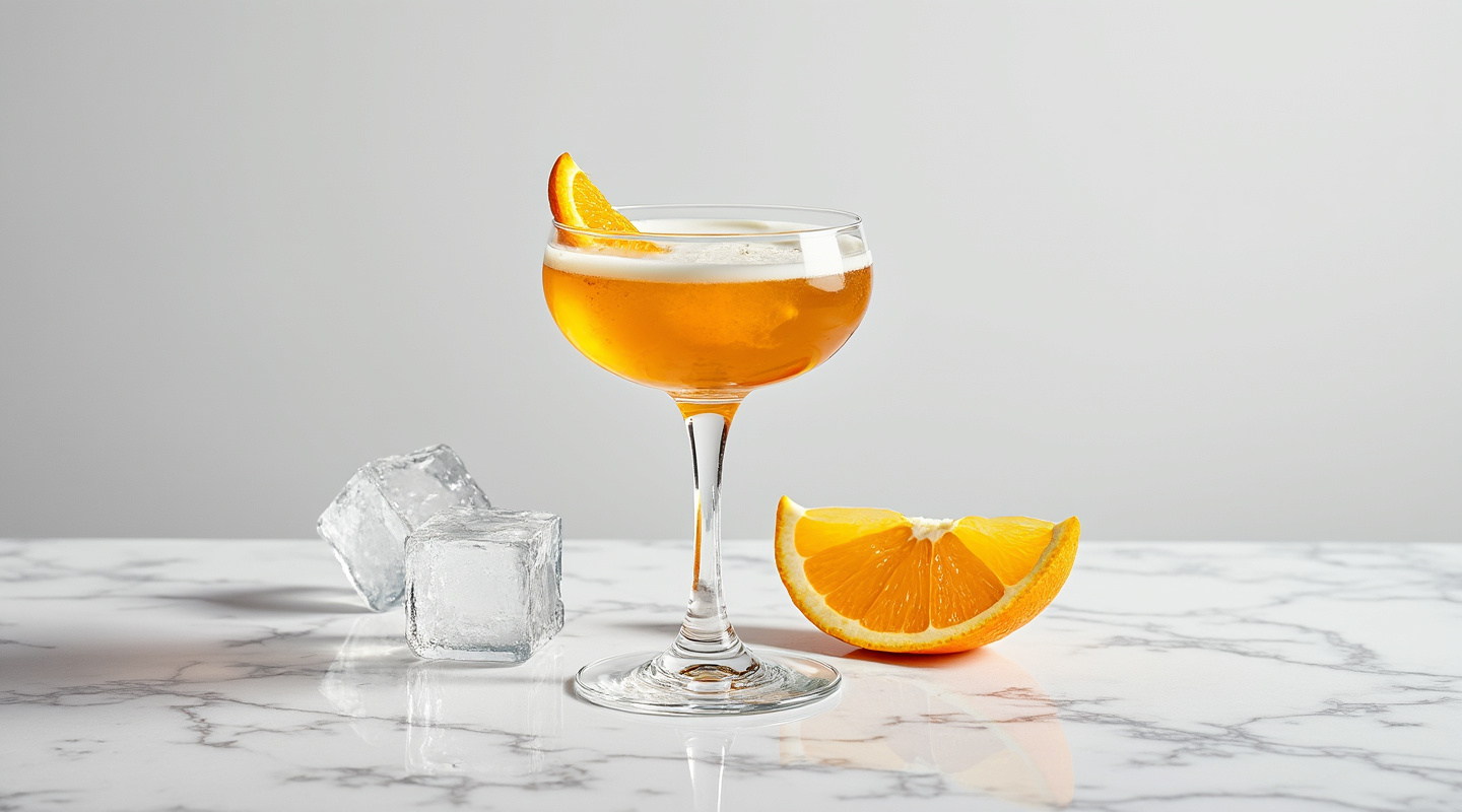 Godchild cocktail in an Old-fashioned glass