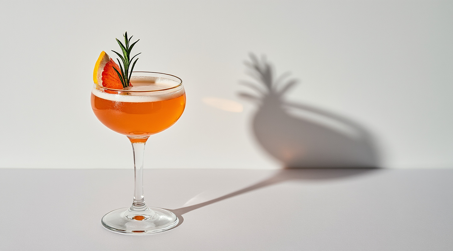 Crowbar Hotel cocktail in a Coupe glass