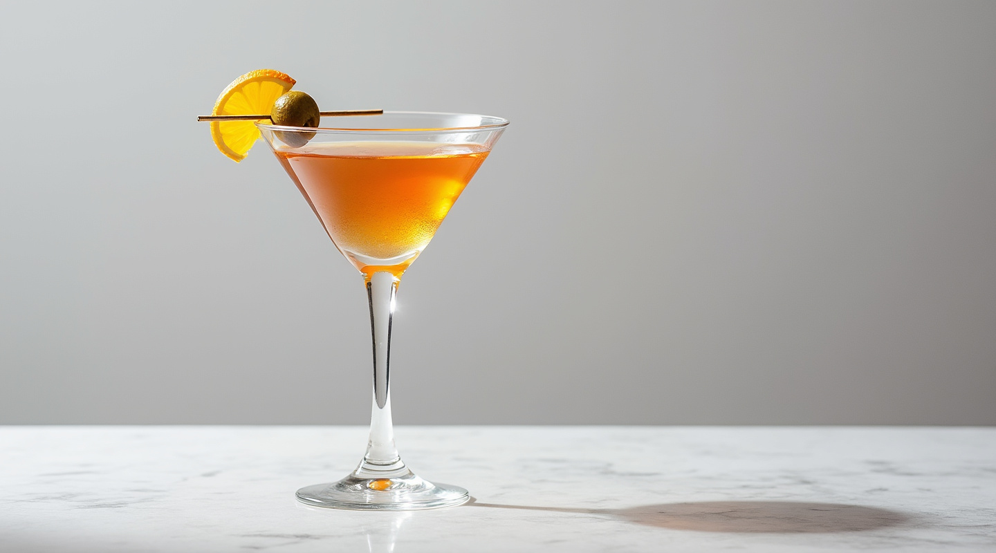 Queen Martini in a glass