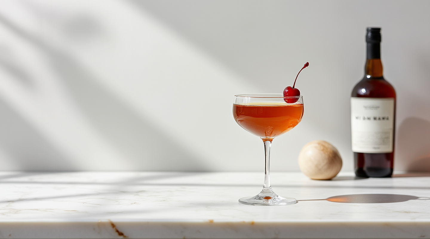 Walnut Manhattan Cocktail