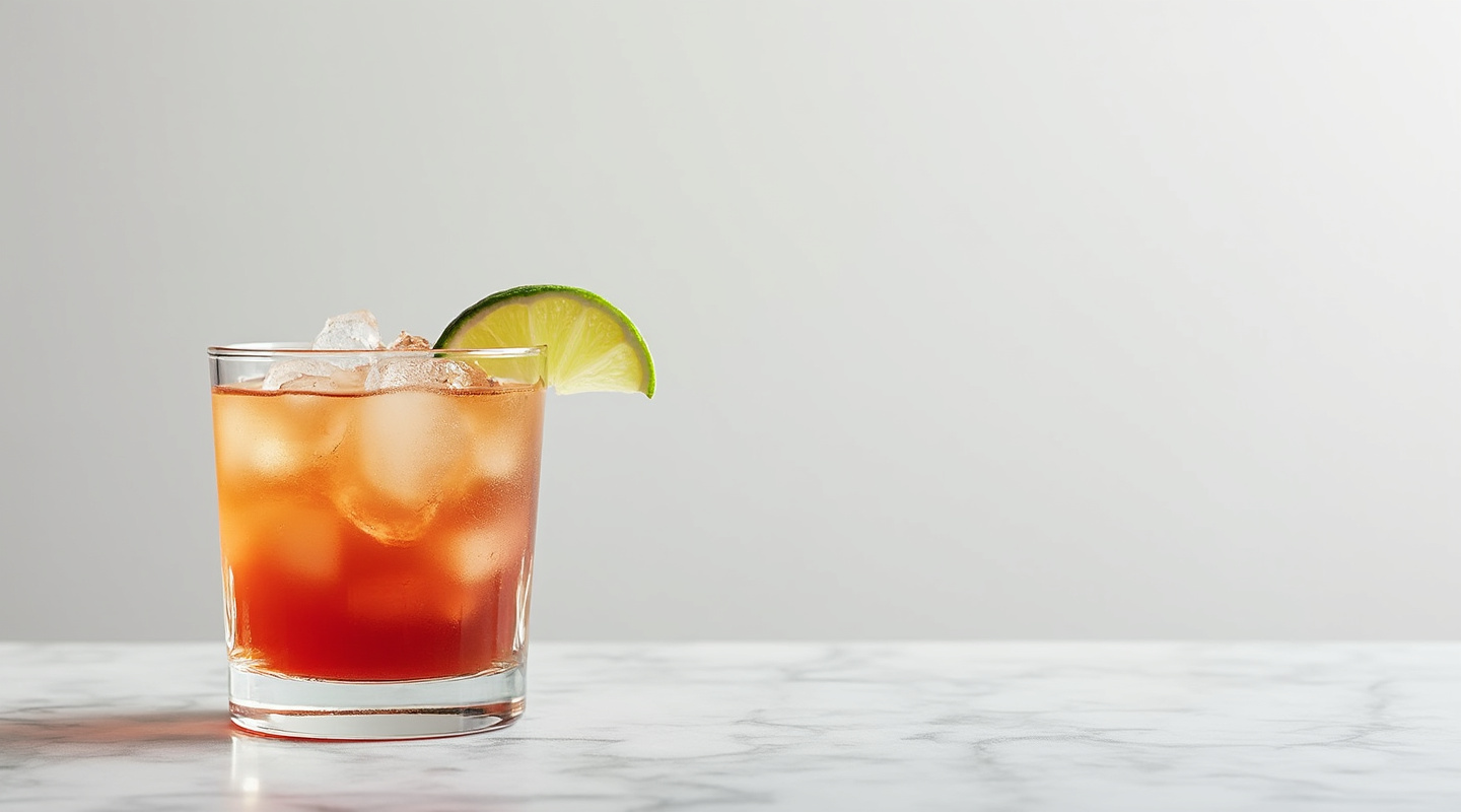 Peligroso cocktail in a coupe glass