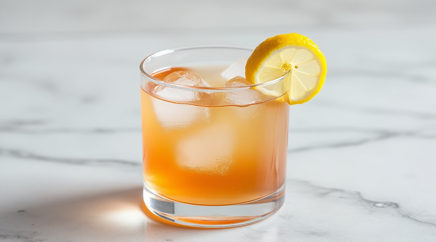 Quotidien cocktail in a coupe glass