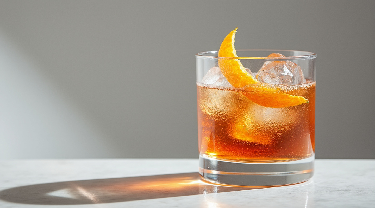 Alfonso (Special) cocktail served in a coupe glass with an orange zest garnish.