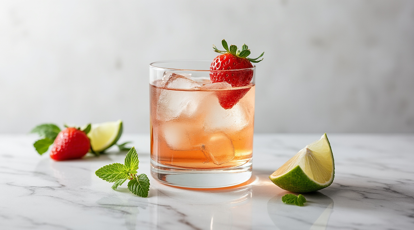 Roxanne cocktail in a glass