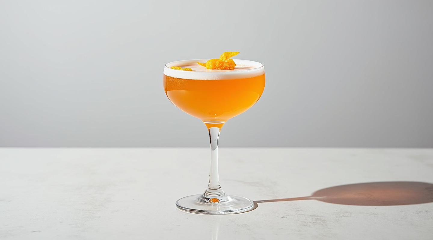 Ante cocktail in a coupe glass