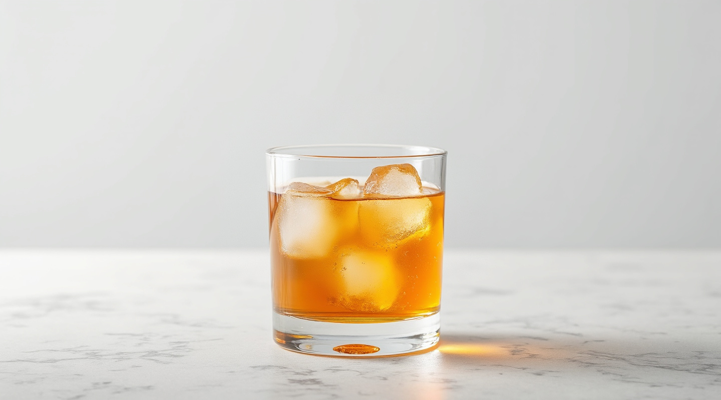 Chatta Box cocktail served in an old-fashioned glass with a cinnamon sprinkle garnish