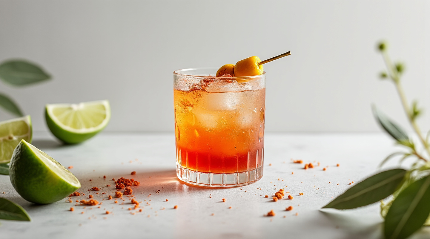 A Mezcal Mule Cocktail