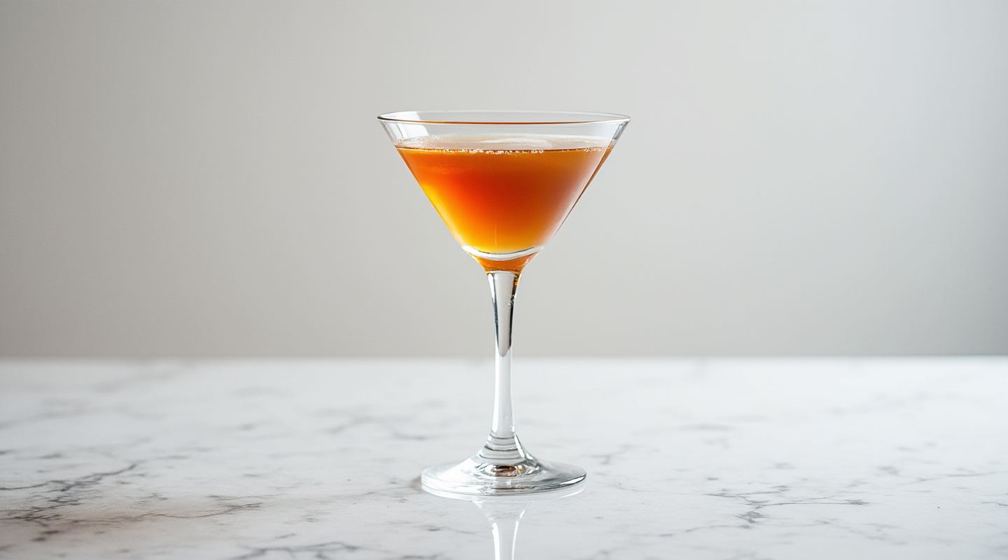 Salted Caramel Martini in a glass