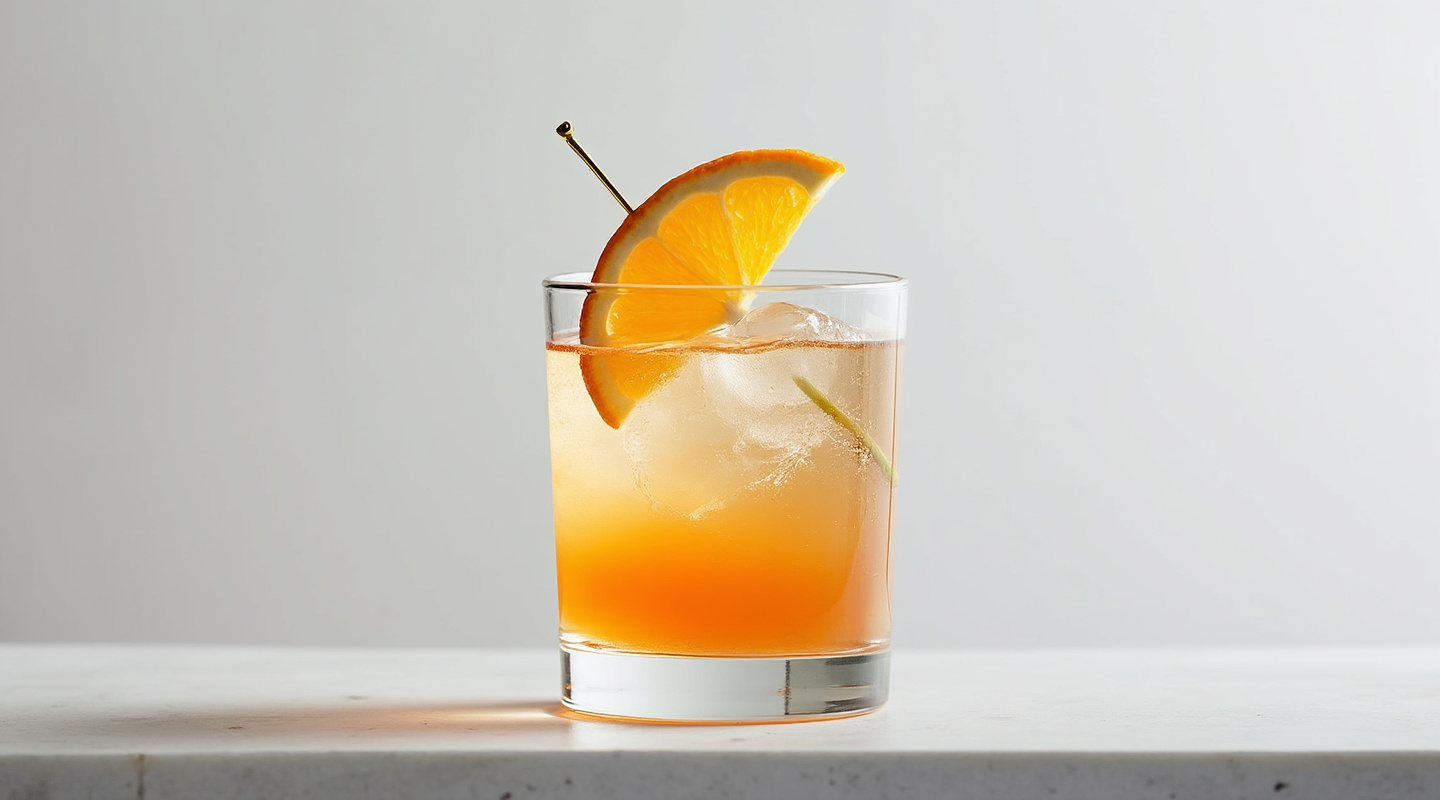 Second Serve cocktail with a refreshing appearance