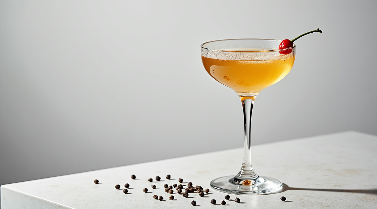 Salt & Pepper Martini in a glass