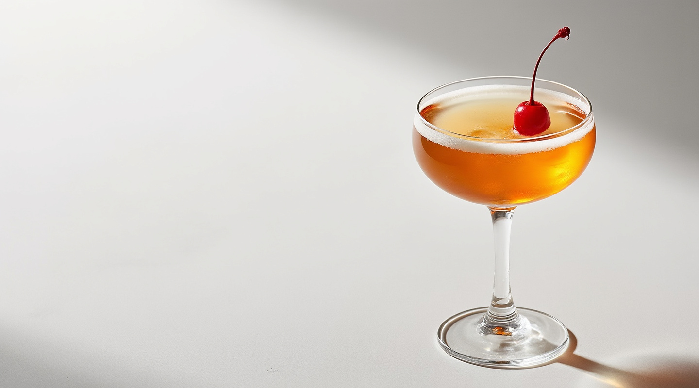 A Quiet Word cocktail in a Coupe glass