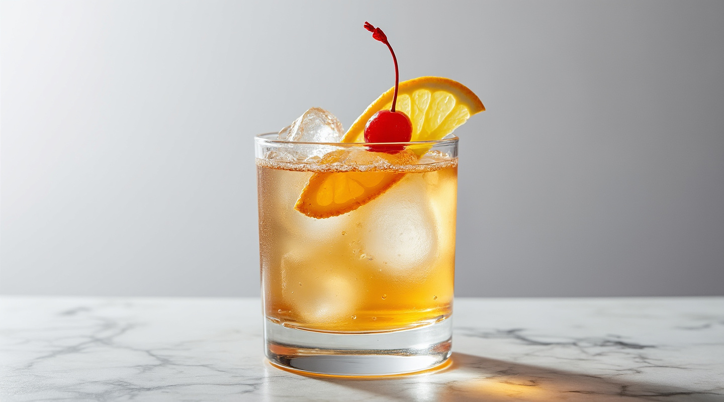 Cold Winter Warmer Sour Cocktail