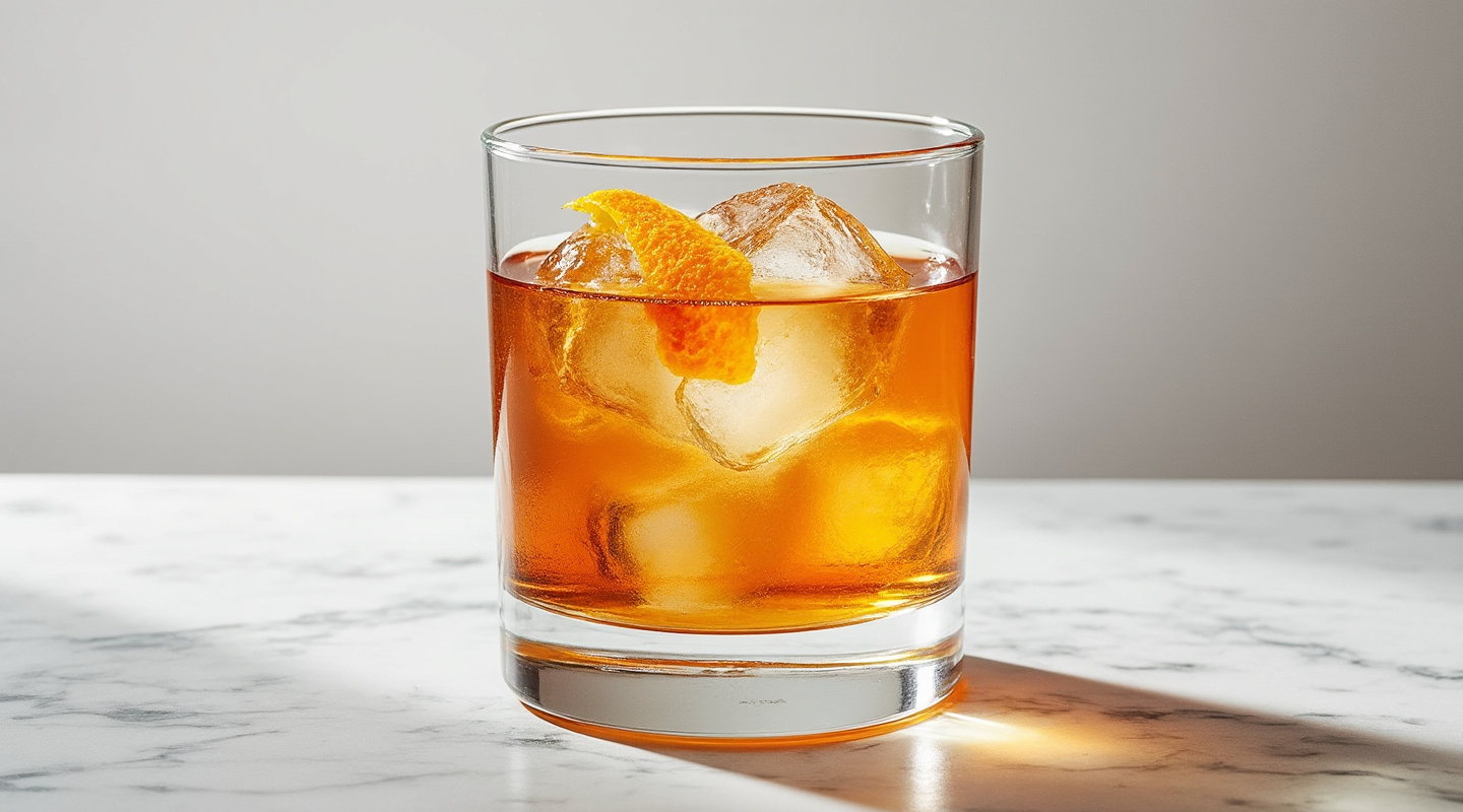 Flannel Shirt cocktail in an Old-fashioned glass