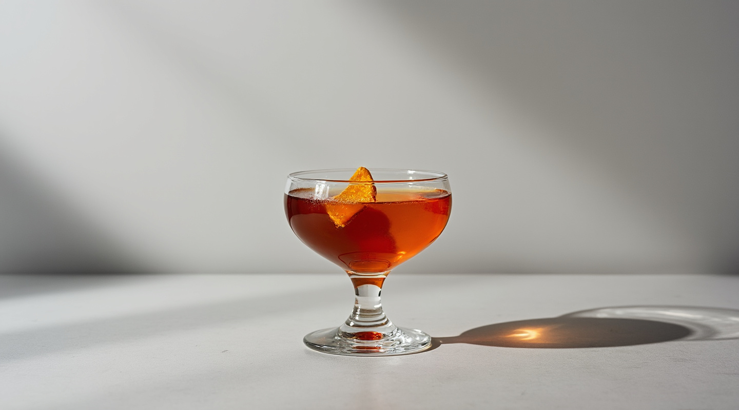 Quadrophenia Cocktail in a Coupe Glass