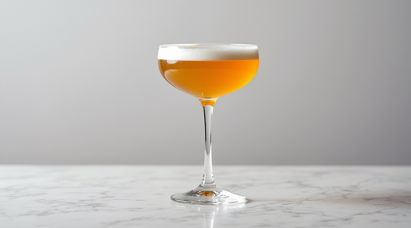 Blandings cocktail in a coupe glass