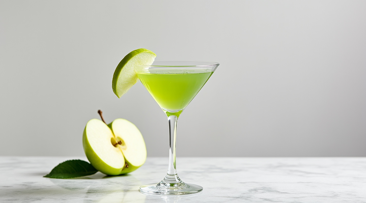Grassy Sour Apple Martini image