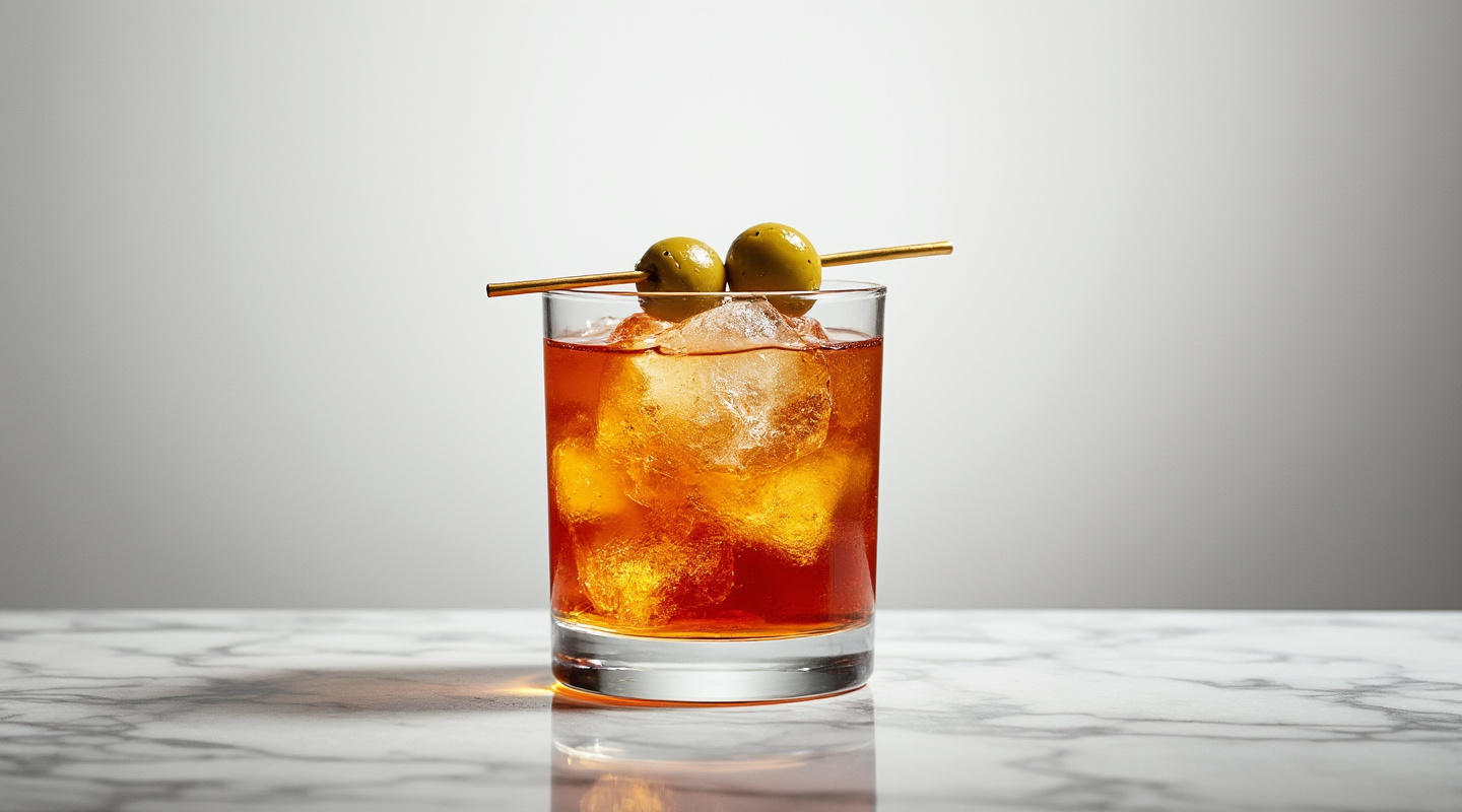 Rhum Marianito in an Old-Fashioned glass