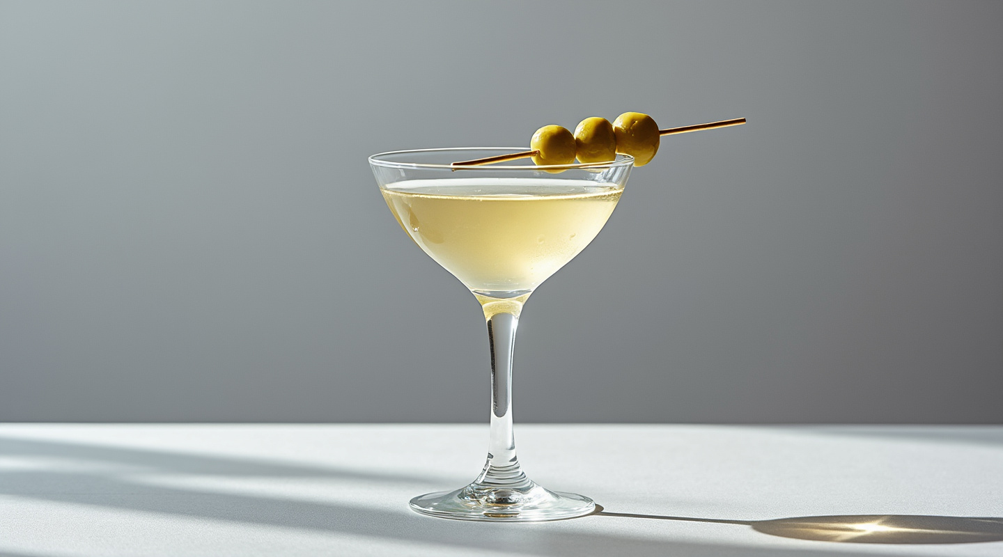 Dry Martini No. 3 in a Martini glass